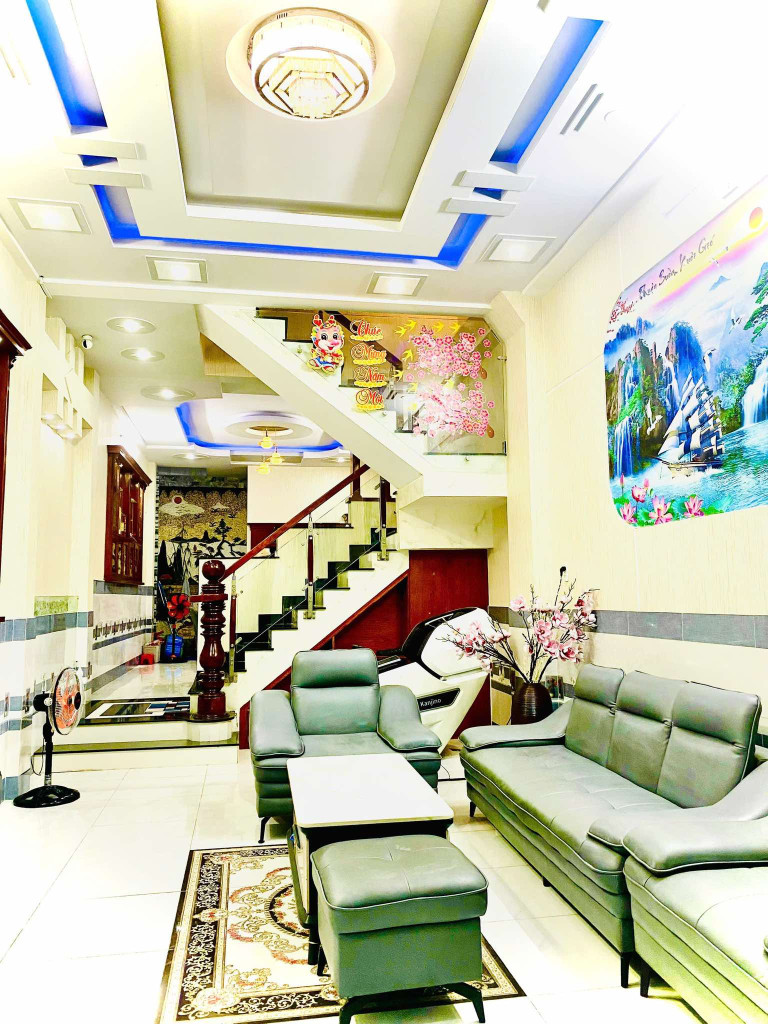 🔥🔥HẺM XE HƠI HUỲNH THỊHAI, Q.12 - NHÀ 4 TẦNG - 90m2 (4.2x21m) – CHỈ5.5 TỶ(TL)