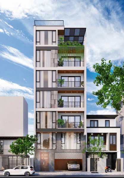 Nhà siêu đẹp Ngọc Thuỵ 50m2, 8 tầng,  mặt tiền 8.5, Gara 2 ô tô, kinh doanh, giá 21.5 tỷ
