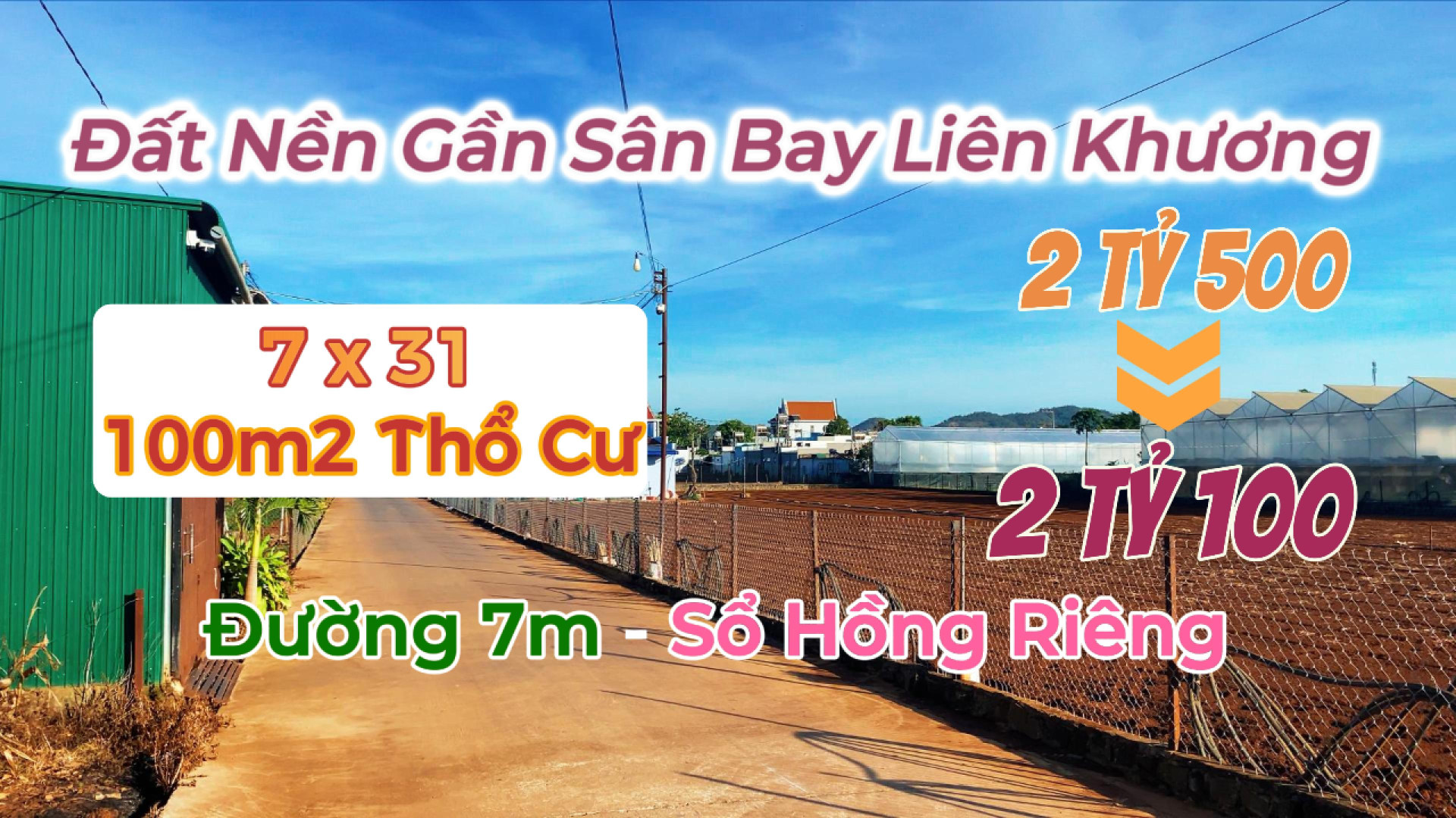 🌐🌐 Đất Nền TT Liên Nghĩa 🏝️🏝️ Diện Tích: 7 x 31 - 100m2 Đất Thổ Cư - Đường Bê Tông 5m.