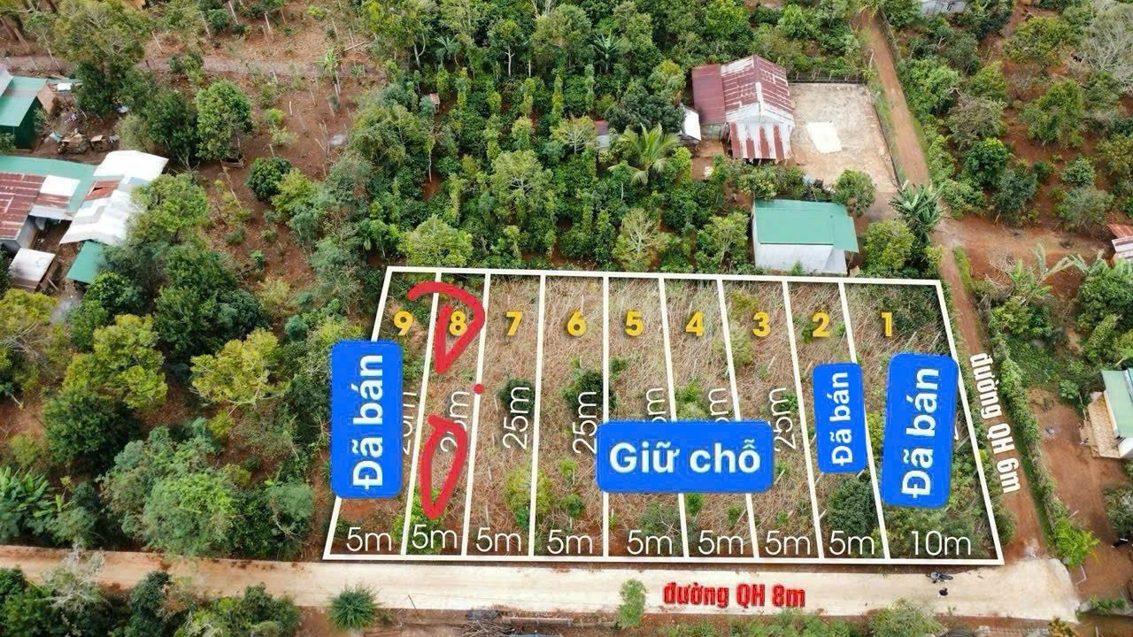 Bán đất Eadrong, thị xã buôn hồ, daklak, chỉ 169tỷ sổ hồng riêng