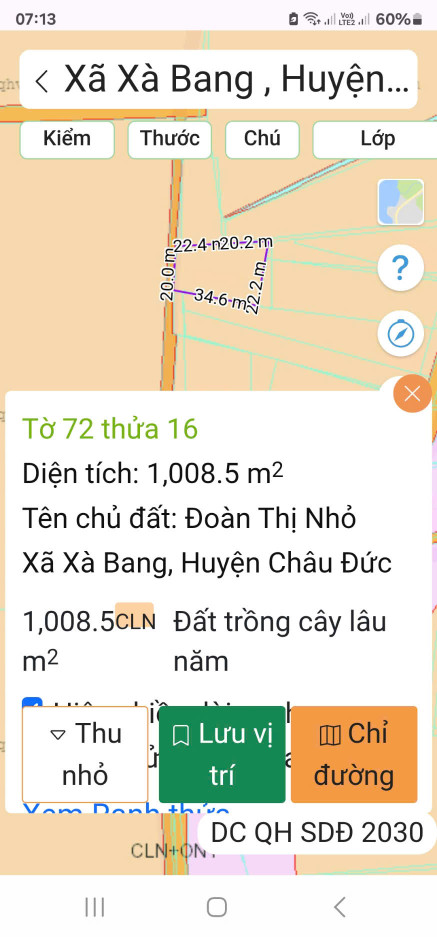 Chủ cần bán
2 sào 7 thực tế 3 sào 2. Có sẵn 2 căn nhà cấp 4 mới xây rộng và đẹp . 2mt trước và sau