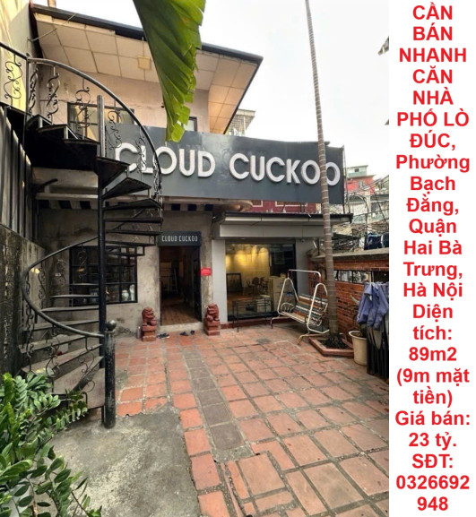CẦN BÁN NHANH CĂN NHÀ PHỐ LÒ ĐÚC, Phường Bạch Đằng, Quận Hai Bà Trưng, Hà Nội