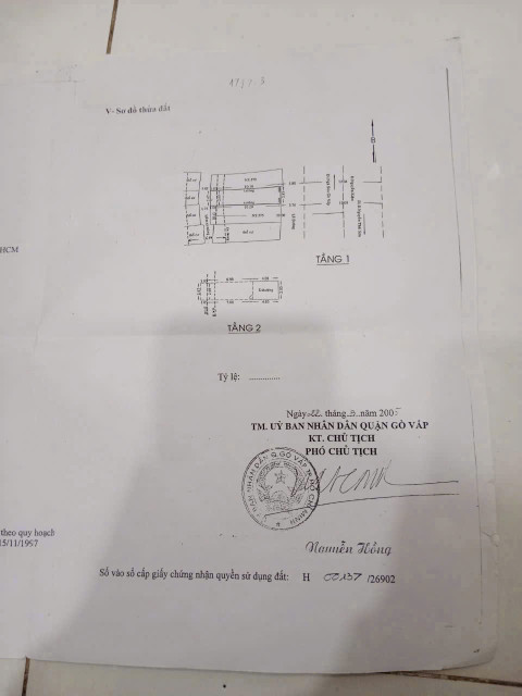 bán nhà mt 879 nguyễn kiệm p 3 gv 3 lầu giá 4tỉ 65