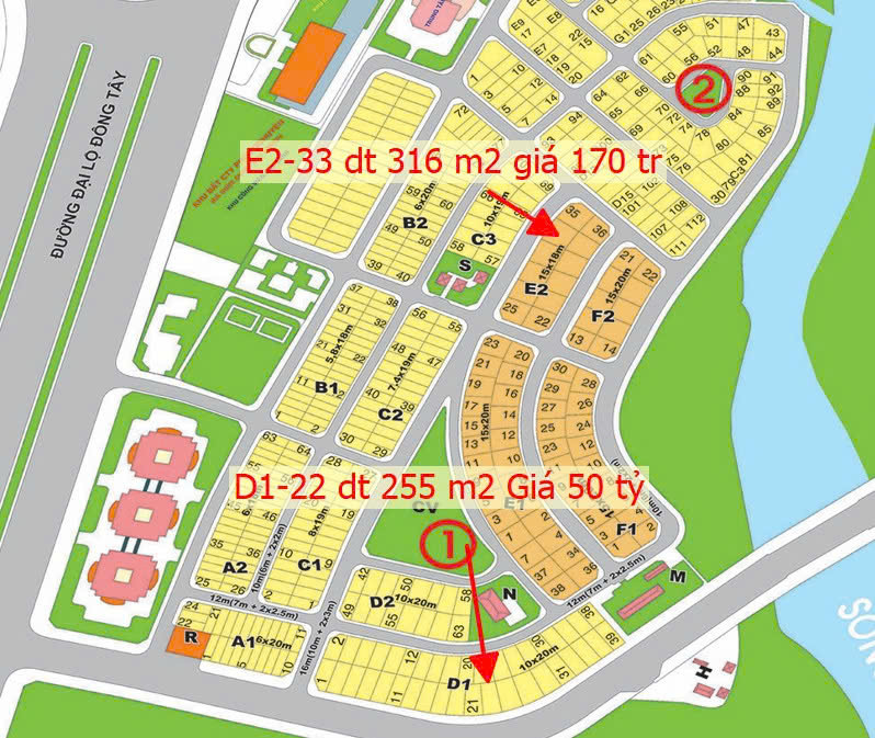 Bán đất 255m² 55 tỷ tại Phường An Phú Thành phố Thủ Đức