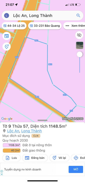 Đẹp quá... đất Lộc An sân bay Long Thành. Nơi kinh doanh thịnh vượng, an cư hạnh phúc.