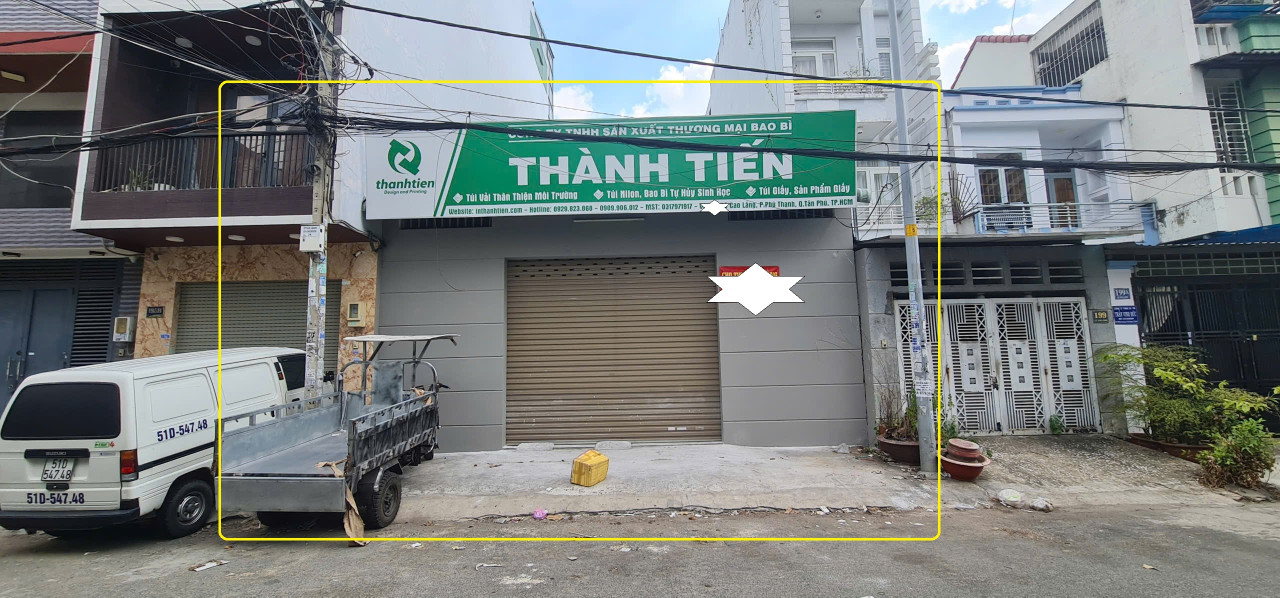 Cho thuê nhà mặt tiền Lê Cao Lãng 160m² - NGANG 8M