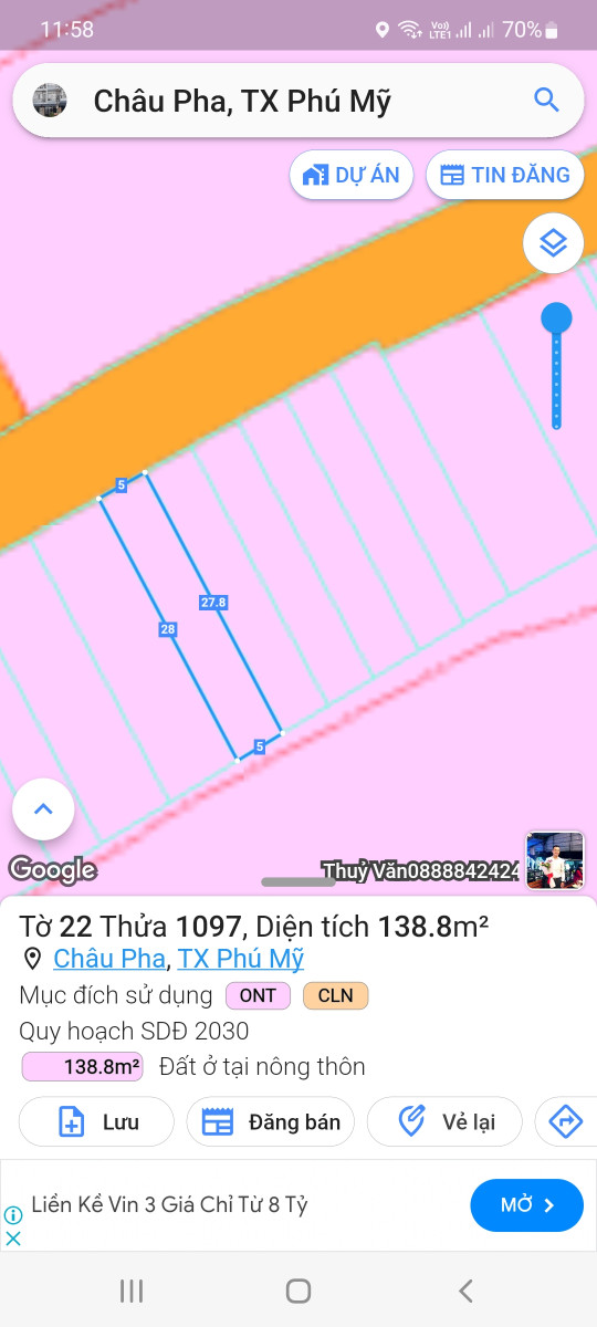 Nhà Đất Châu Pha TX Phú Mỹ Bà Rịa - Vũng Tàu