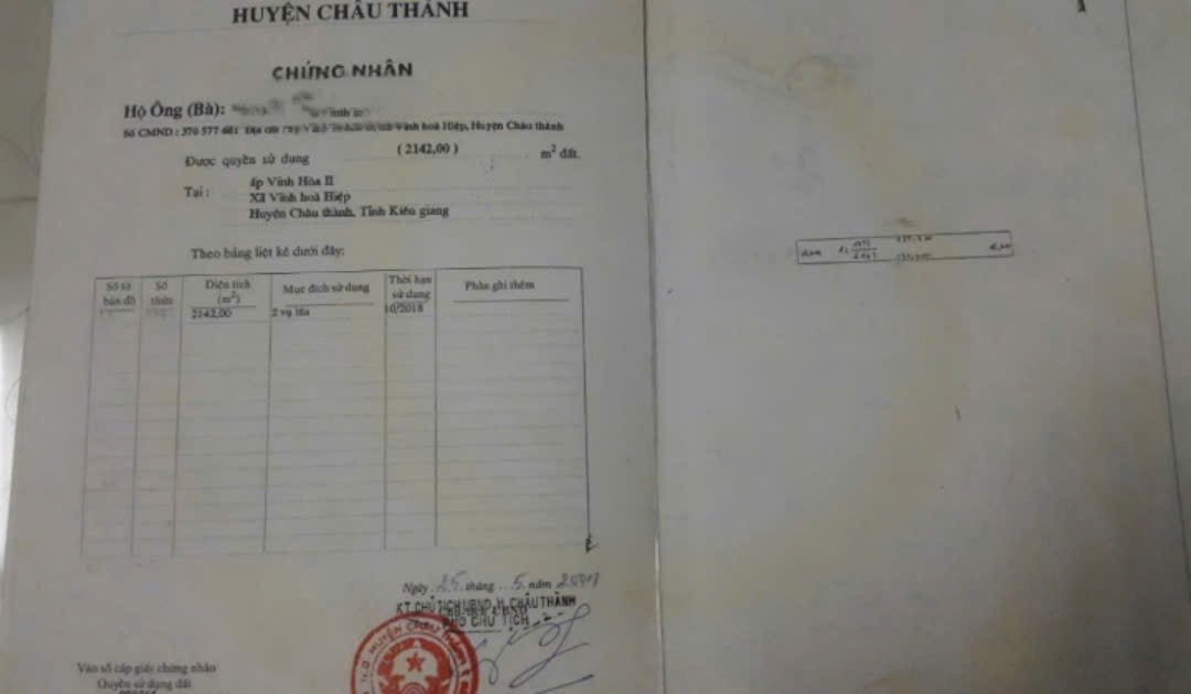 Cần bán hơn 7 công đất 3/2 nối dài, tổng giá chỉ 2,8 tỷ