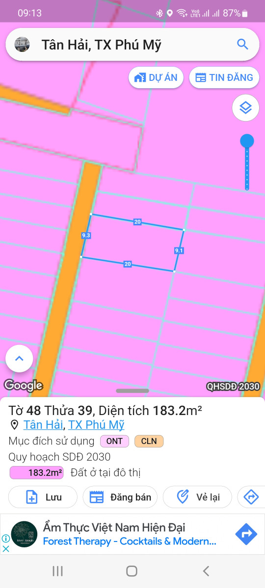 Nhà Đất Tân Hải TX Phú Mỹ Bà Rịa - Vũng Tàu