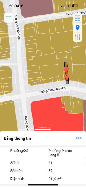 BDS HVL BÁN NHÀ 5x42M MTKD TĂNG NHƠN PHÚ Q9 giá 21 tỉ