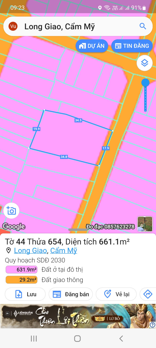 Nhà Đất long Giao Cẩm Mỹ Đồng Nai