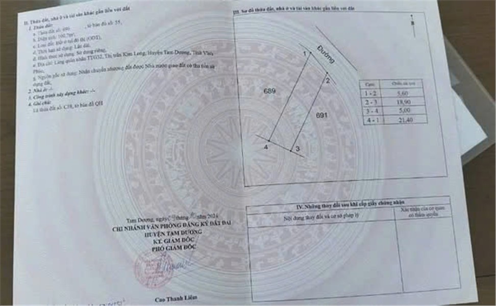 ĐẤT ĐẸP - GIÁ RẺ nhất khu đất X32 Kim Long-Tam Dương - Vĩnh Phúc tại thời điểm hiện tại.