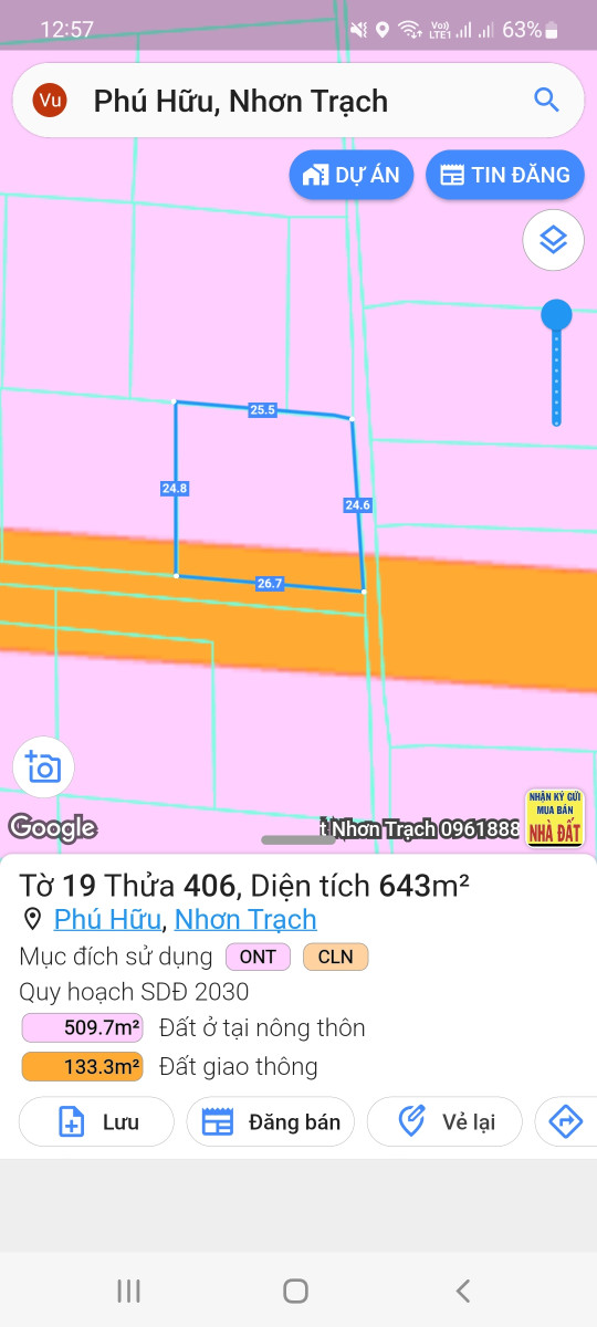 Nhà Đất Phú Hữu Nhơn Trạch Đồng Nai