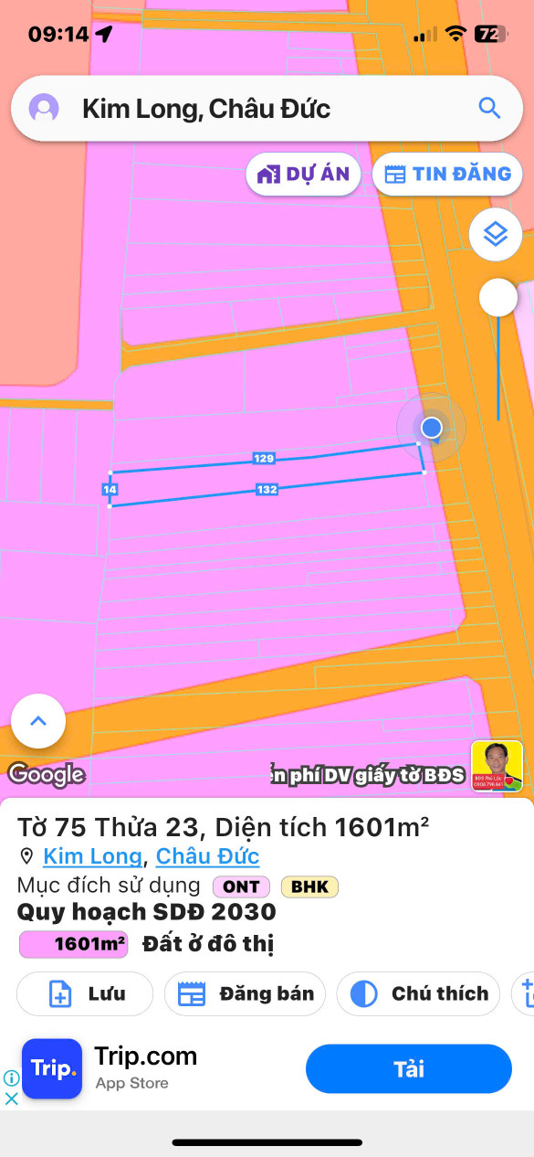 Chủ cần bán 2 căn nhà Quốc lộ 56 thuộc thị trấn Kim Long thuận tiện mua bán kinh doanh