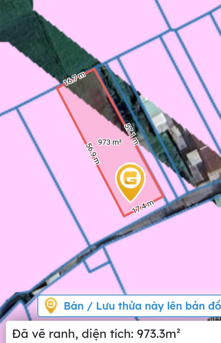 Bán đất 973.3m² 24 tỷ tại Xã Xuân Thới Thượng Huyện Hóc Môn