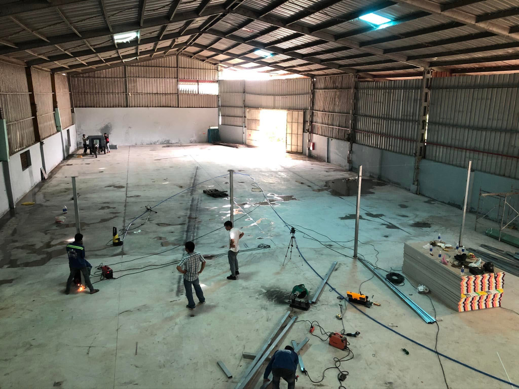 Cho thuê kho xưởng Vp 1200m2 Phan Huy Ích GV