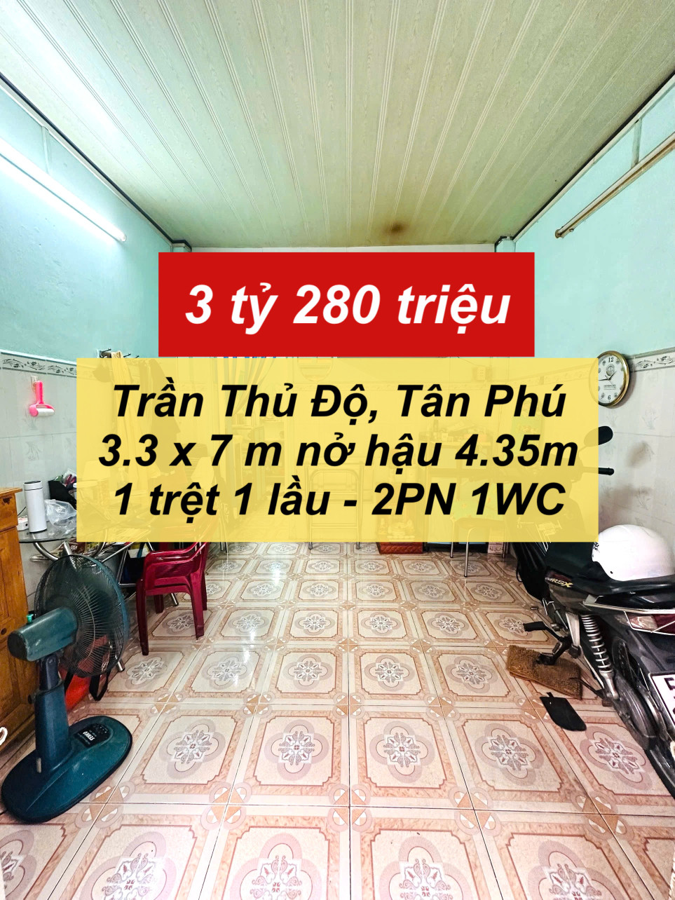 Mặt tiền Trần Thủ Độ chỉ 3.28 tỷ
