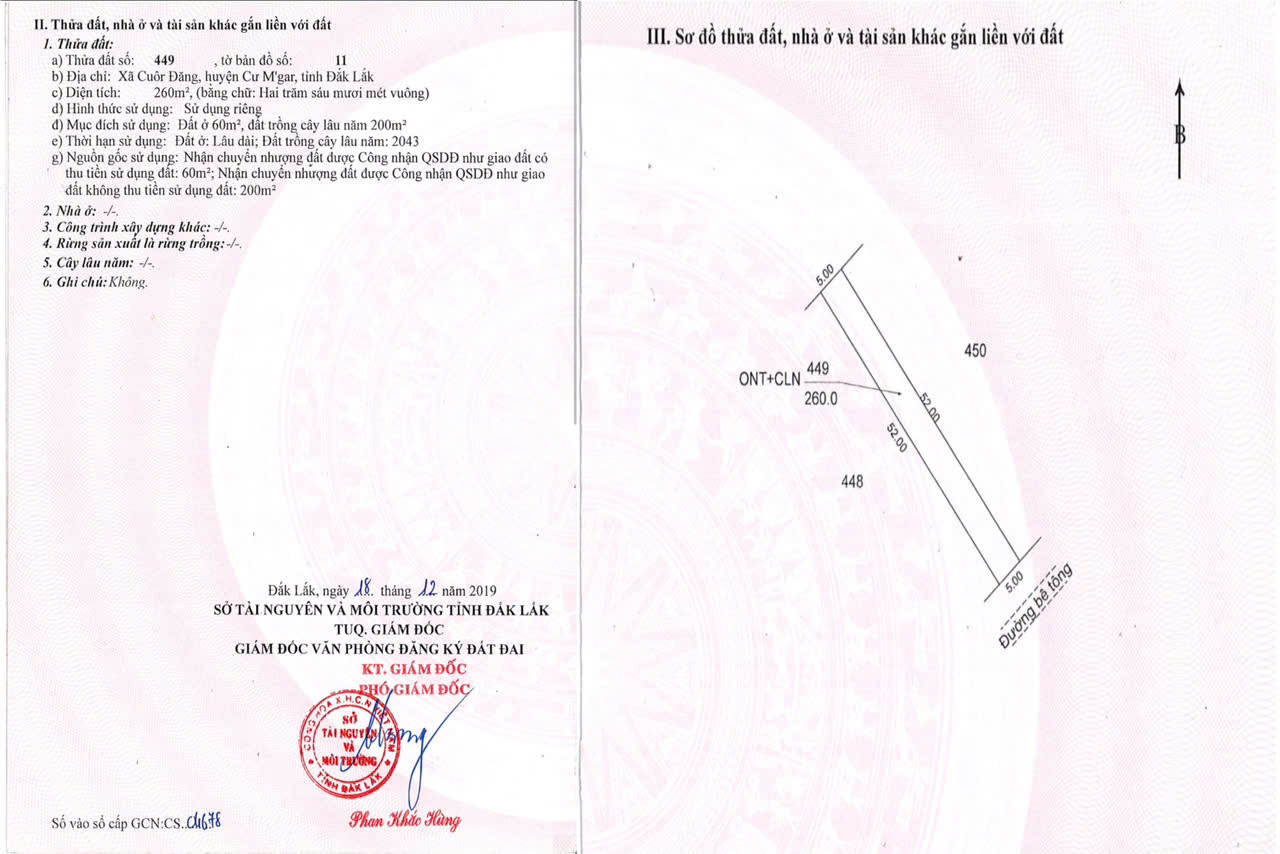 🔥 BÁN ĐẤT ĐẸP XÃ CUÔR ĐĂNG – CÁCH QUỐC LỘ 14 CHỈ 100M – GIÁ CHỈ 755 TRIỆU