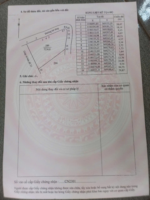 Bán đất 1500m² 460 triệu tại Xã Vĩnh Thạnh Huyện Lấp Vò