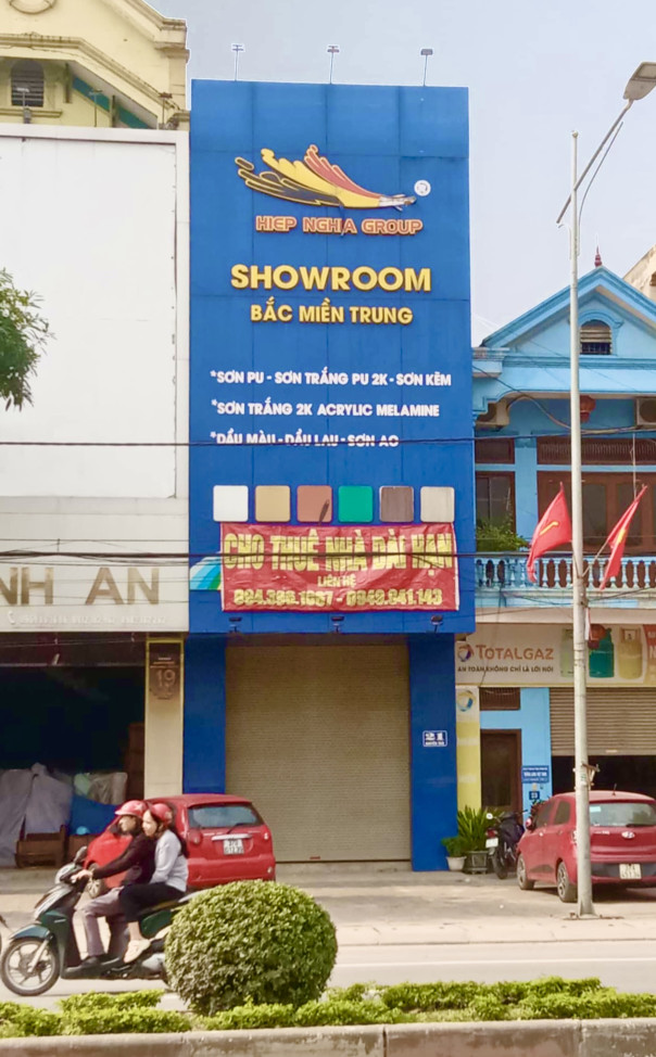 CHO THUÊ NHÀ NGUYÊN CĂN –  3 TẦNG – MẶT TIỀN ĐƯỜNG NGUYỄN TRÃI TP VINH