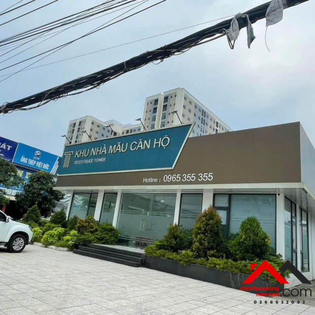 Cho thuê mặt bằng 2 mặt tiền DT747B, Tân Uyên – Gần chợ Quang Vinh 3, showroom 800m², giá 800 triệu/tháng