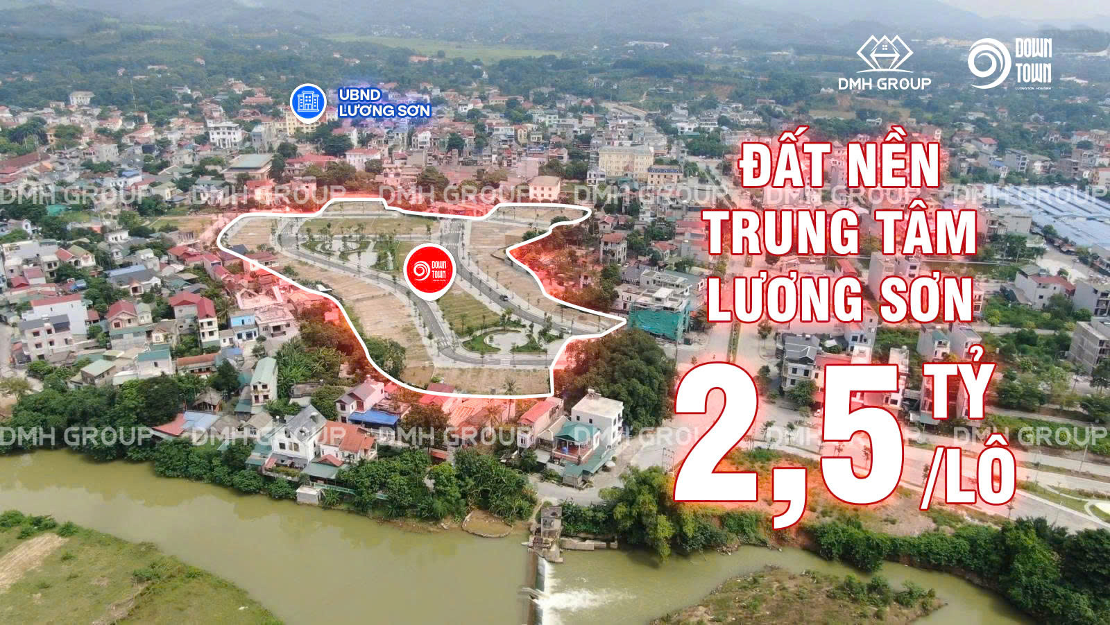 Cần bán lô đất nền trung tâm thị xã Lương Sơn. Giá 2,4 tỷ.