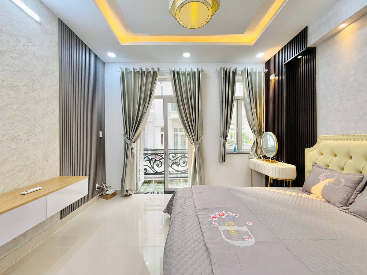 009GV – Bán nhà HXH Quang Trung Ph8, 4 tầng BTCT 4PN master, sổ riêng A4, NHỈNH 7 tỷ TL