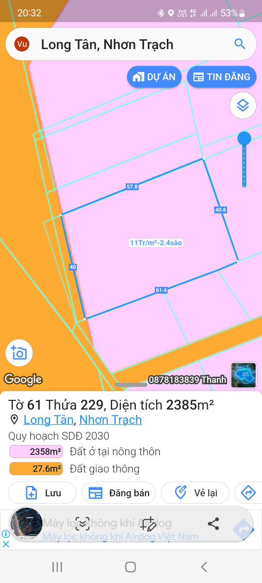 Nhà Đất Long Tân Nhơn Trạch Đồng Nai