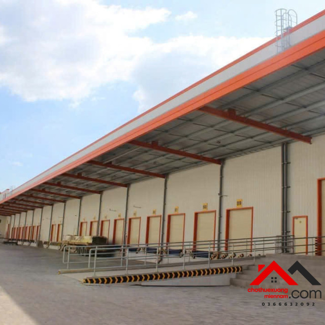 Cho thuê kho 5.400m² KCN Hiệp Phước, Nhà Bè – Cao 12.5m, PCCC tự động, dock container