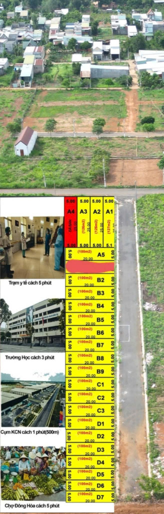 🌟 Đất Thổ Cư Đông Hoà – Giá Sốc Chỉ 900 Triệu, Sổ Riêng!