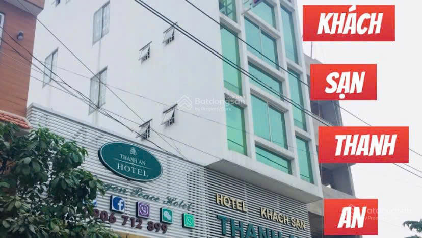 Bán khách sạn chính chủ DT 260m2 đúc 8 tầng đường Hiệp Thành 45, giá mềm 33 tỷ.