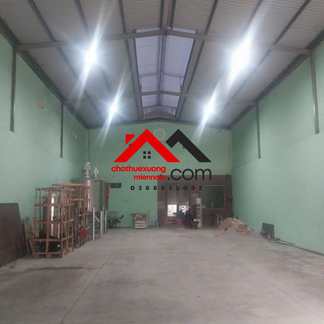 Cho thuê xưởng mặt tiền DT743 – Vĩnh Tân, Tân Uyên, Bình Dương – DT 500m², giá 30 triệu/tháng
