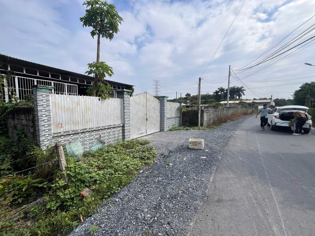 Bán đất Củ Chi, lô đất mặt tiền đường 438, xe ôtô tải, 1204m2, có 300m2 thổ cư, xã Phú Hoà Đông