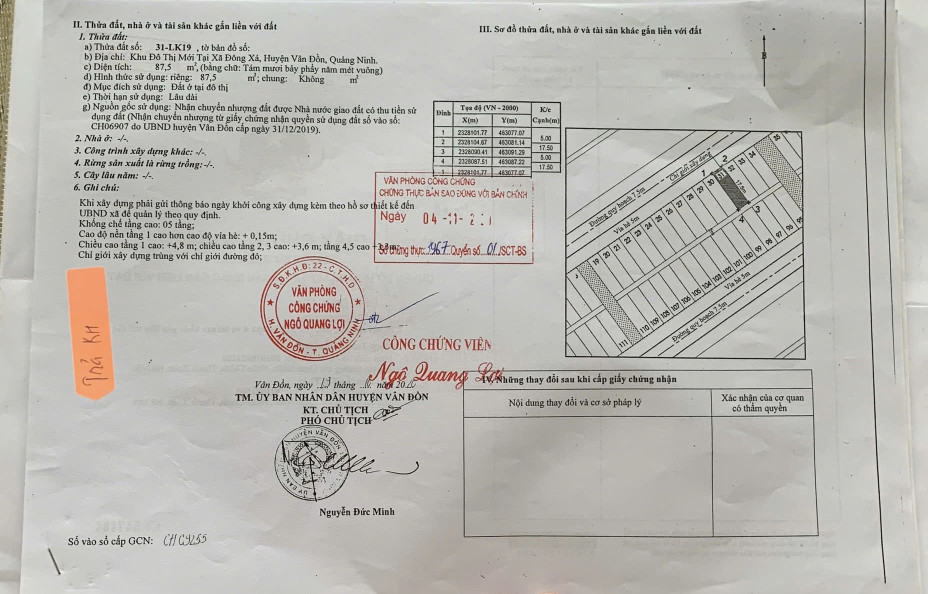 KĐT MỚI - ĐÔNG XÁ - VÂN ĐỒN