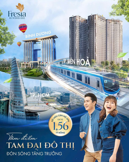 Căn hộ ven sông - Liền kề Aeon Mall Biên Hòa