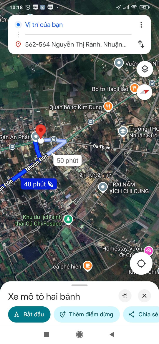Bán nhà 965.9m² 16 tỷ tại Xã Nhuận Đức Huyện Củ Chi