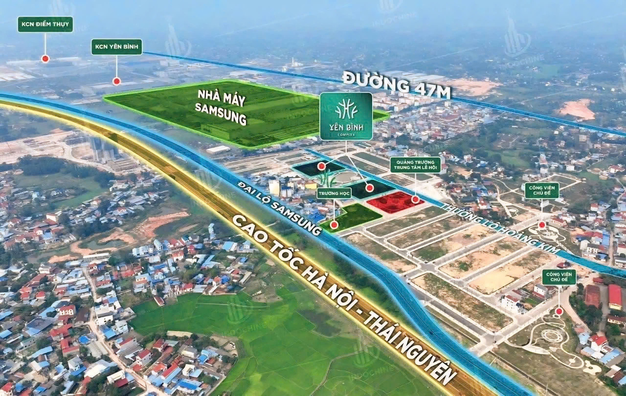 mở bán chung cư Yên Bình Complex giá 19tr/m2 siêu hấp dẫn đối diện SamSung Phổ Yên