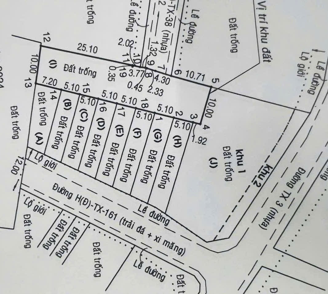 Bán đất 100m² 5.1 tỷ tại Xã Tân Xuân Huyện Hóc Môn
