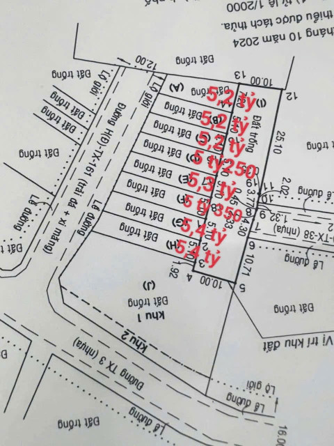 Bán đất 115.7m² 5.2 tỷ tại Xã Tân Xuân Huyện Hóc Môn