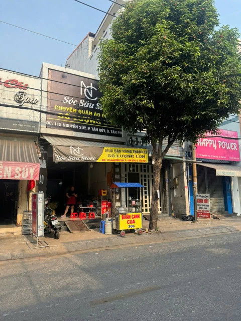 NHÀ MẶT PHỐ NGUYỄN SÚY - TÂN QUÝ - TÂN PHÚ: 79M2 (21M X 4.2M), 1 TẦNG, 2 PN, GIÁ 12.3 TỶ TL