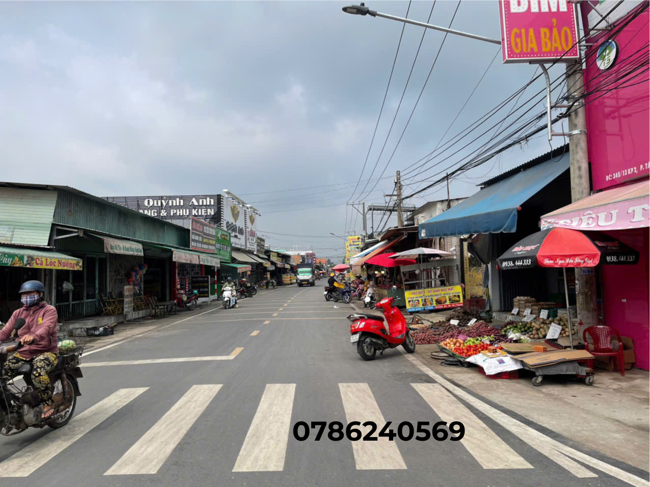 Bán đất Tân Định – Bến Cát, Bình Dương | Mặt tiền đường nhựa 10m | Sổ hồng riêng