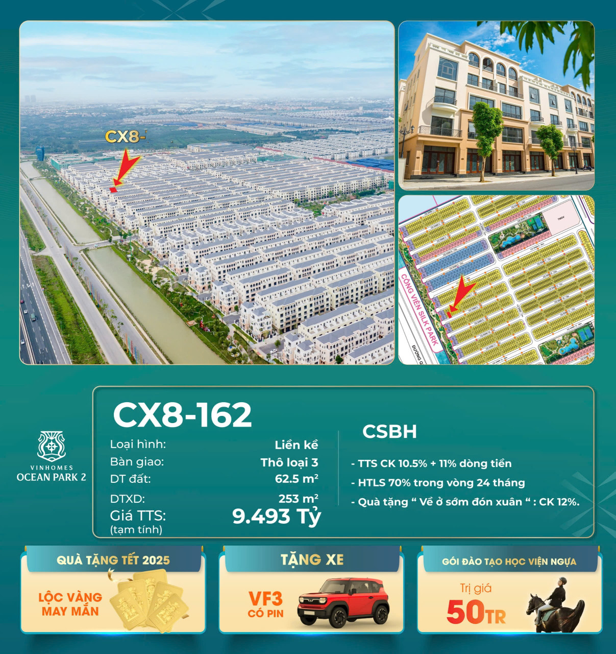 SIÊU PHẨM KÉP – CƠ HỘI SỞ HỮU CẶP CĂN CỰC ĐẸP TẠI PHÂN KHU CỌ XANH - Vinhomes Ocean Park 2