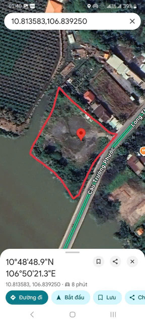 Lô view sông Tắc đường Long Thuận