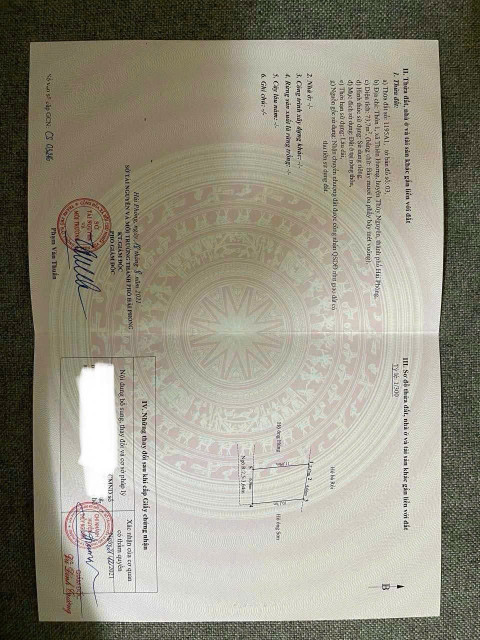 Bán lô duy nhất tại thôn 1 thiên hương Thủy Nguyên dt 73,7m ngang 6 giá chỉ 1tỷ xx lh ngay 0382341632 em Liên