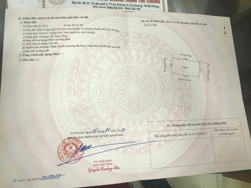 ĐẤT ĐẸP - GIÁ TỐT - Vị Trí  Cống Mỹ, phường Nam Sơn, Quận An Dương, Hải Phòng