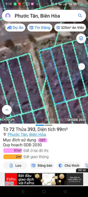 CHÍNH CHỦ CẦN BÁN LÔ ĐẤT TẠI PHƯỚC TÂN- BIÊN HÒA