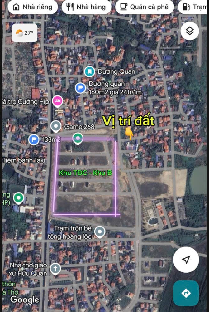 Bán 95.6 m ngay gần TĐC khu B Dương Quan .l/h:076.231.9990 e Thuý