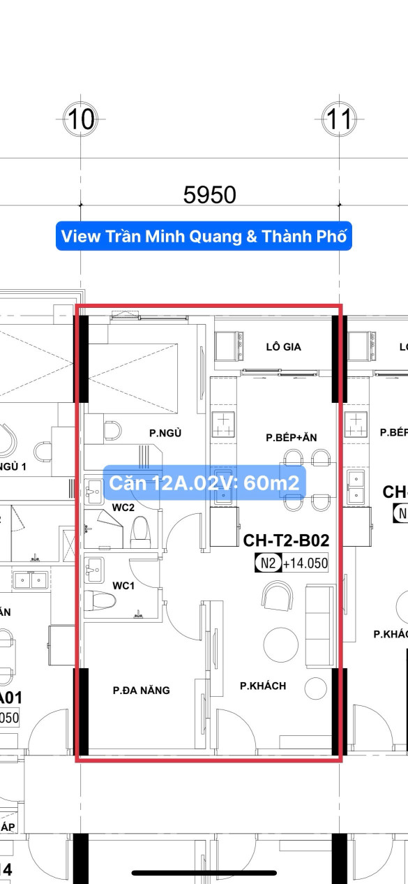 CHÍNH CHỦ SANG NHƯỢNG HỢP ĐỒNG CĂN HỘ CAO CẤP DỰ ÁN THIÊN QUÂN MARINA PLAZA 60m2-2PN