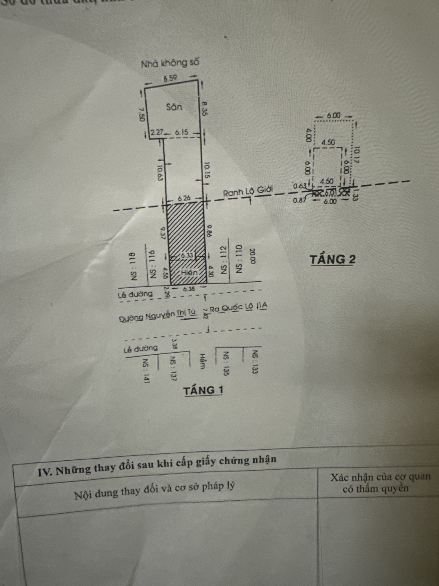 CẦN Bán căn nhà Mặt tiền đường Nguyễn Thị Tú