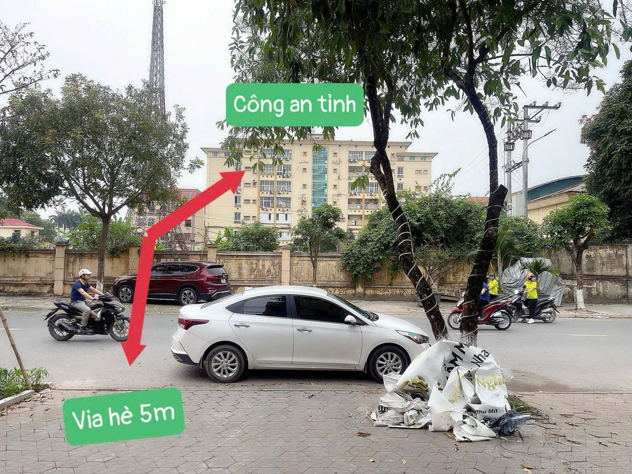 Nhà mặt phố Gần Công An Tỉnh Hà Nam 102m2 3ty990